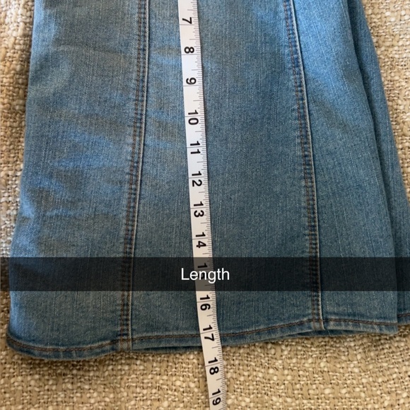 Mossimo Front Button Denim Mini Skirt Size 14 Y2K BTS - Picture 5 of 6